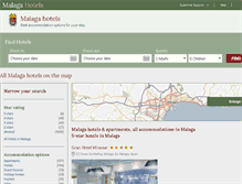 Tablet Screenshot of all-malaga-hotels.com